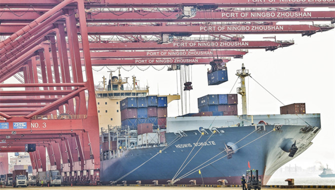 China's Zhoushan Port plays a booster for global tr