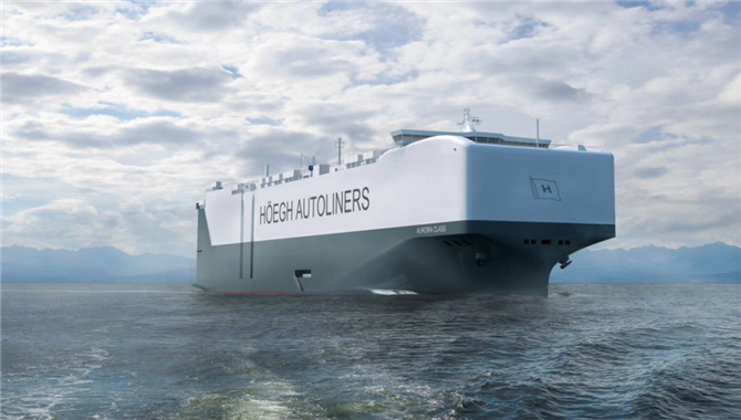 Höegh Autoliners两艘氨燃料船获得挪威政府