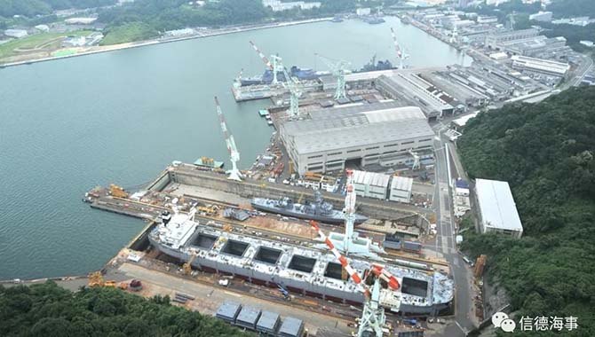JMU将旗下舞鹤造船厂(Maizuru Shipyard)撤出商