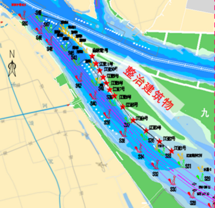 长江口南槽航道航标布设将进行调整