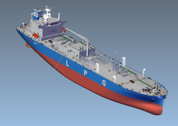 江南造船签获40,000立方中型全冷式LPG船（MGC）建造订单