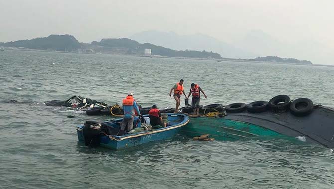 紧急！广州海事局在珠江口水域成功救起