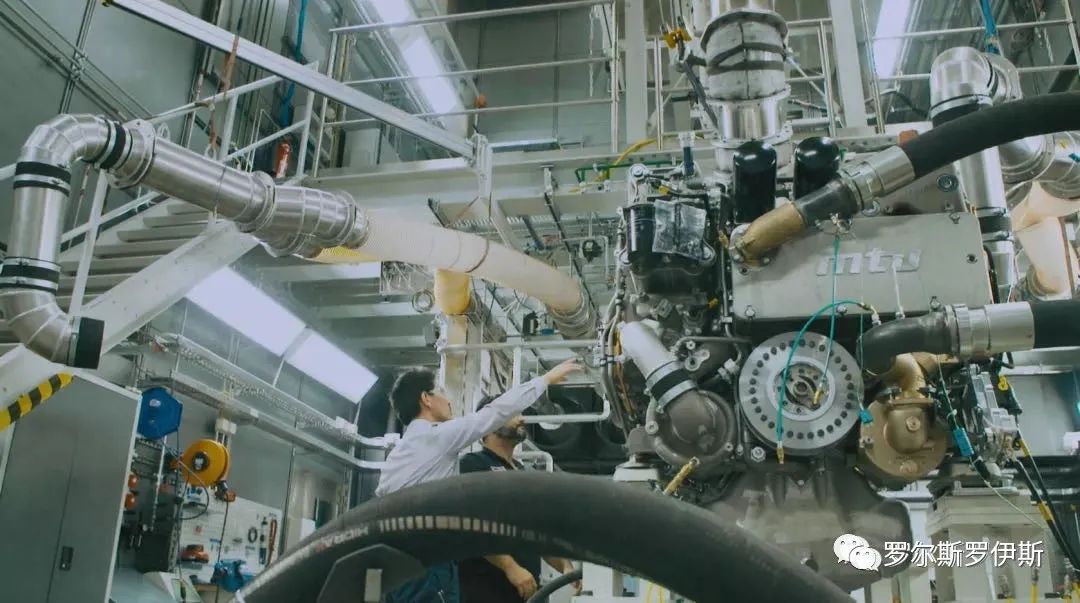 罗罗发动机中国生产线图片