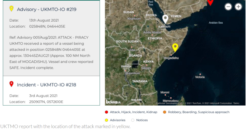 索马里海域再次发生海盗袭击事件 过往船只需加强戒备 信德海事网 专业海事信息咨询服务平台