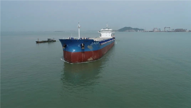 两艘江海直达新船开始试航 预计本月中下
