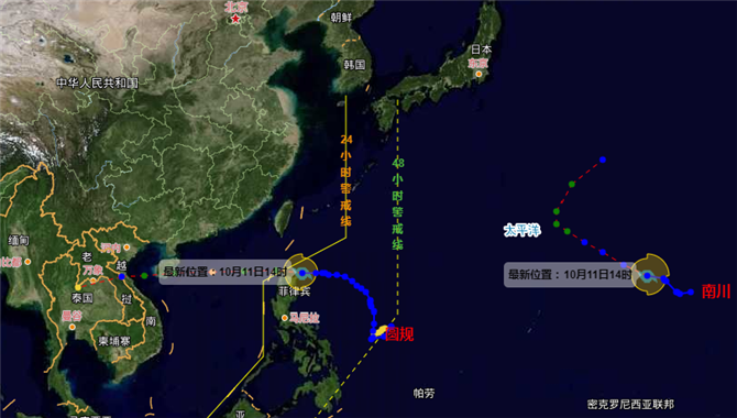 第18号台风“圆规”预计13日登陆海南 请