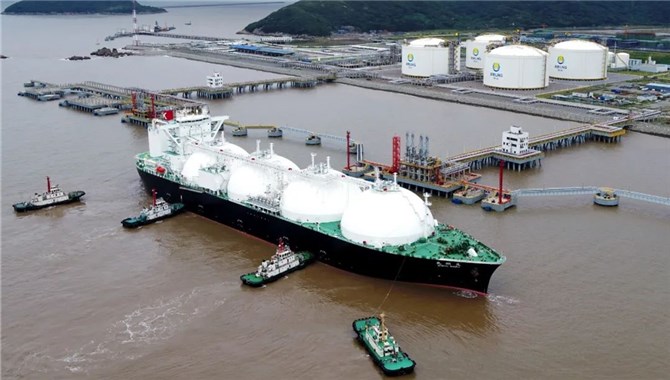 累计进口液化天然气647.8万吨！舟山新奥