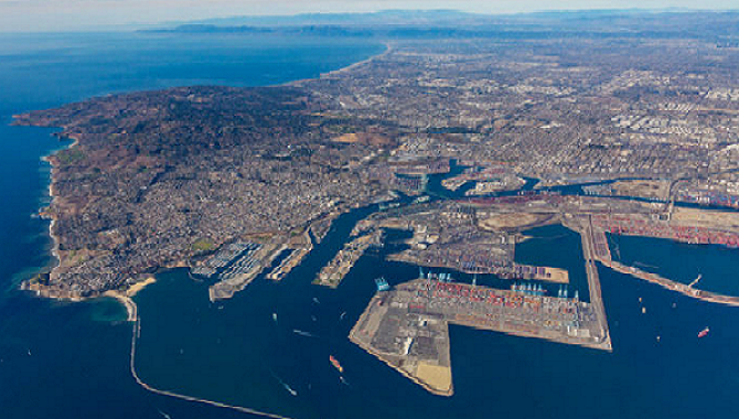 为促进货物流动性，洛杉矶港和长滩港加