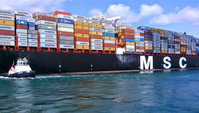 The Mediterranean Shipping Company (MSC) is now lar