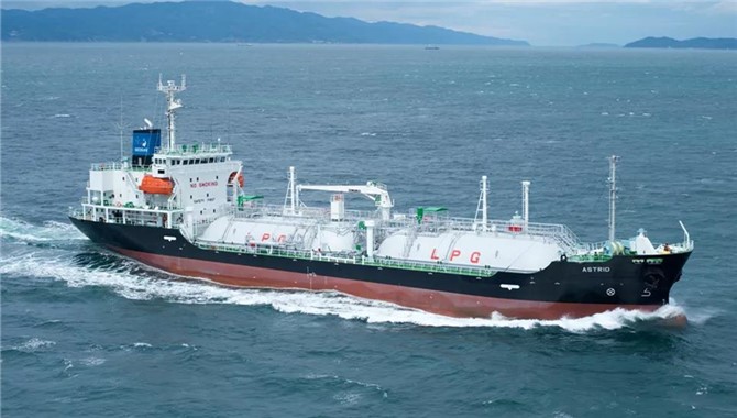 扩大业务范围，益洋航运接收第一艘LPG船