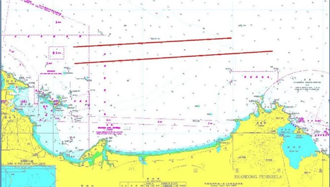 请注意：烟台港至威海港航路范围调整
