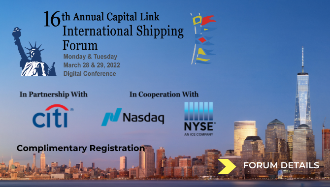 March 28 - 29 | 16th Annual Capital Link Internatio