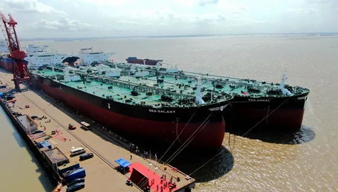 New Times Shipbuilding's two 156,500DWT crude oil t