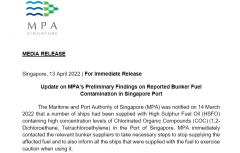 MPA发布新加坡问题燃油最终调查结果，中