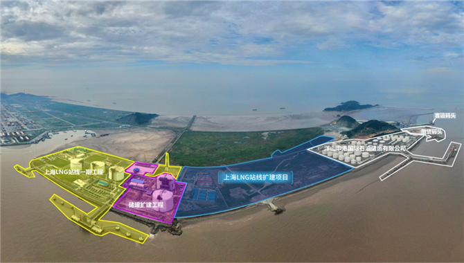 上海LNG站线扩建项目在洋山港启动建设，