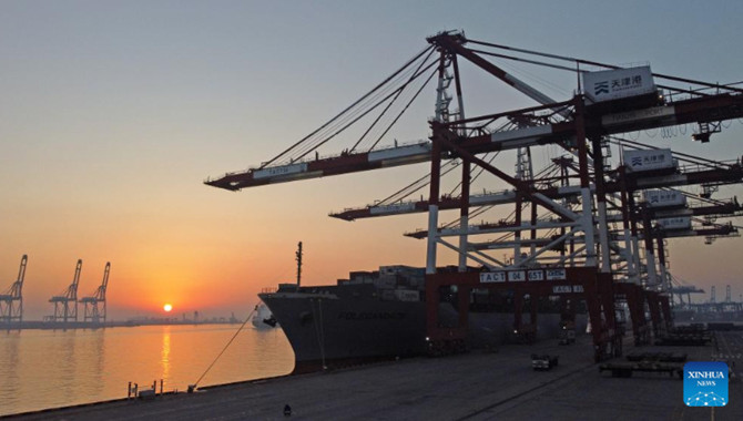 Tianjin Port sees container throughput expand 6.9% 