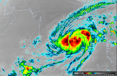 北印度洋：“穆查”已加强为特强气旋风