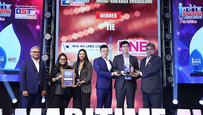 Wan Hai Lines Awarded ＂Best Shipping Line of The 