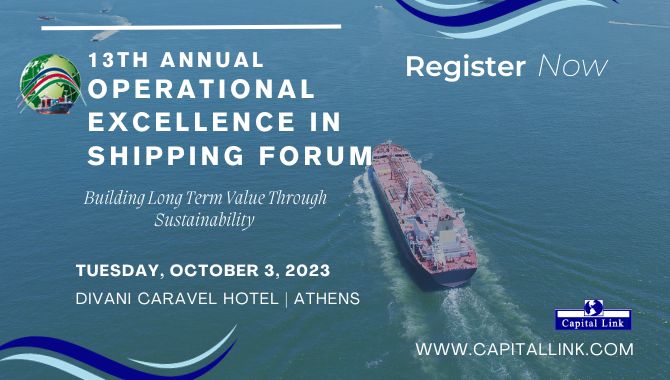 13th Operational Excellence in Shipping Forum