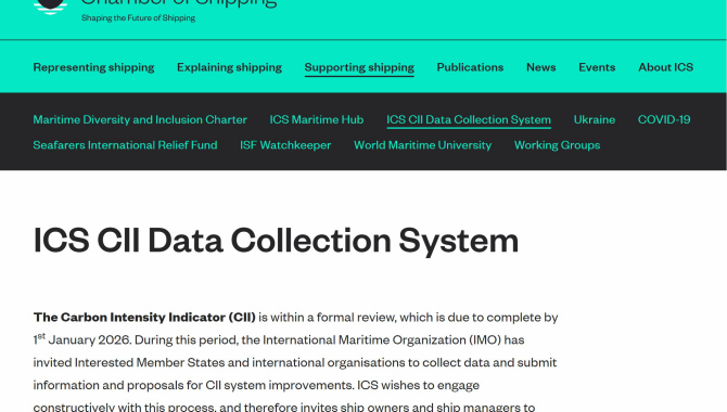 ICS launches CII Data Collection System