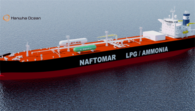HANWHA OCEAN将为 Naftomar Shipping 建造世界上最