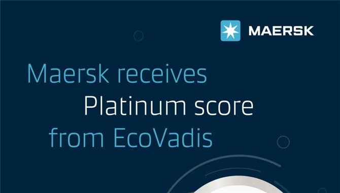 马士基首次获得EcoVadis铂金评级