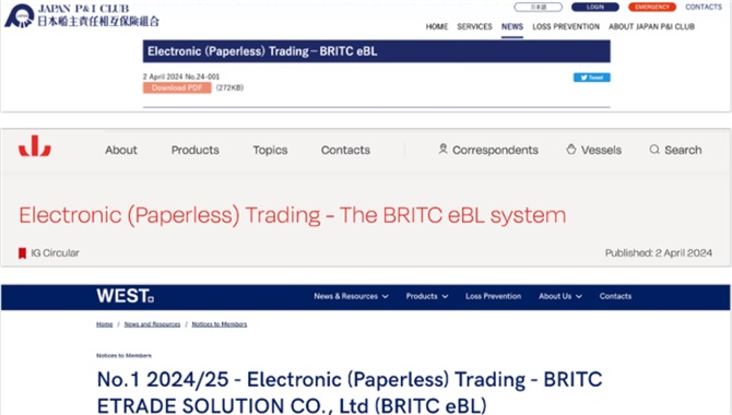 航运贸易数字化 | “丝路云链”电子提单平台（BRITC eBL Platform）