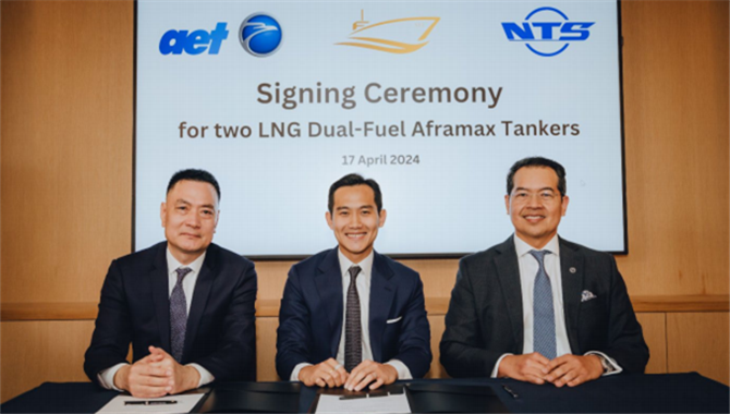 Singfar+新时代造船+AET，新造两艘LNG双燃料