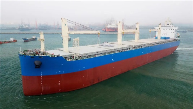 大连中远海运重工77000吨多用途纸浆船N
