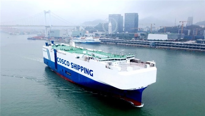 如约而来！远海汽车船首艘新造船即将启航欧洲！