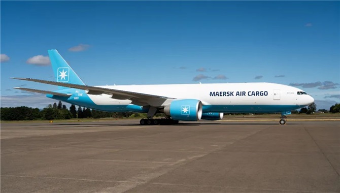马士基空运接收首架波音777F货机，中欧客户将获益
