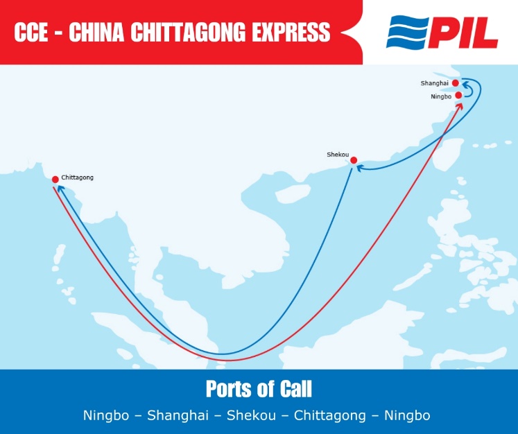 PIL expands Intra Asia coverage with new China Chit