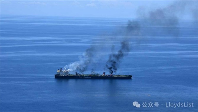 希腊油轮Sounion红海遇袭情况严峻，国际油