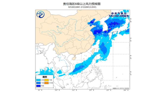 “普拉桑”持续影响黄海区域！