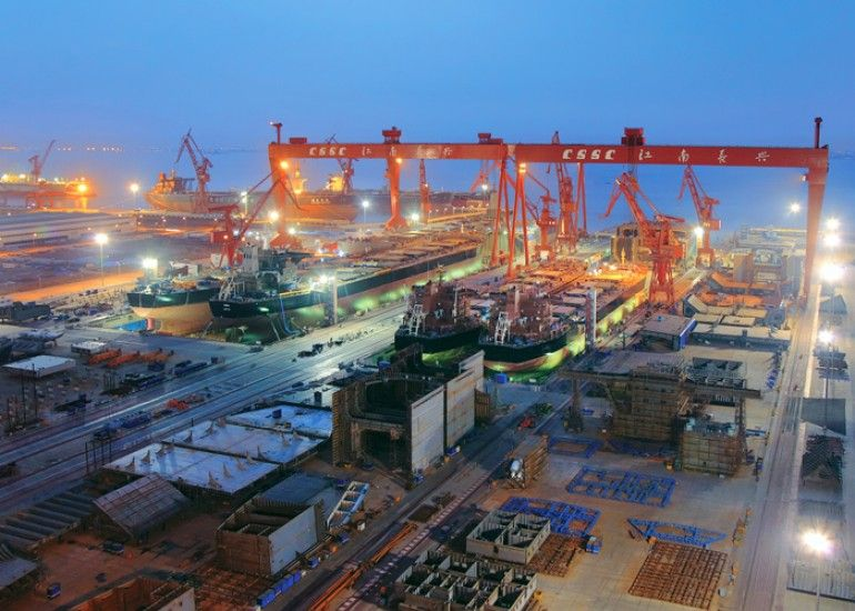 China's Shipyards Lead the World in New Orders for 