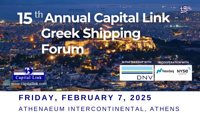 The 15th Annual Capital Link Greek Shipping Forum