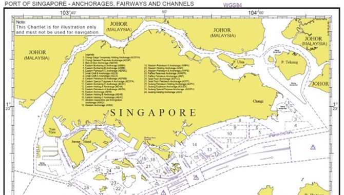 请注意！新加坡锚地和航道调整