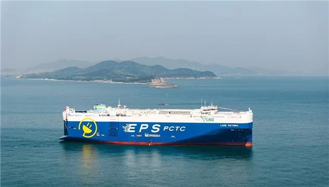 招商工业威海船厂第六艘EPS-7000车双燃料
