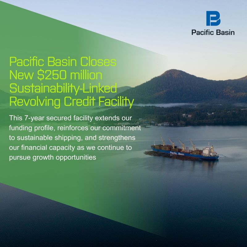 Pacific Basin Closes New US$250 Million Sustainabil