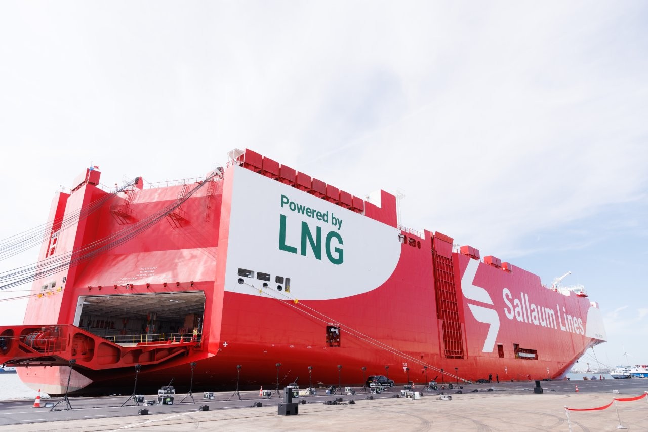 Sallaum Lines Celebrates Launch of LNG Dual-Fuel Fl