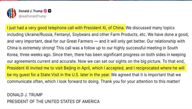 最新消息：中国再购至少10船美国