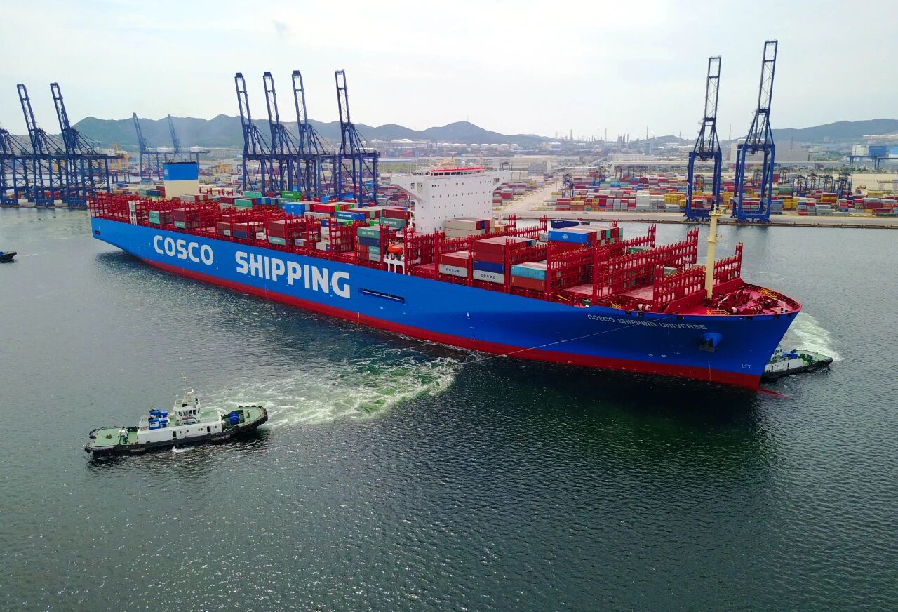 中国三大航运公司，包揽前三名！