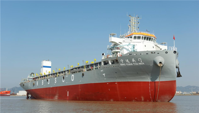 10个月8艘自建船入列，中国排名第三