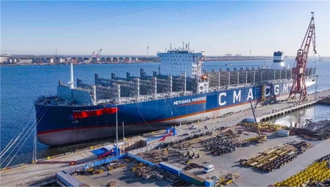 达飞自有船队达到400艘！最新一艘甲醇双