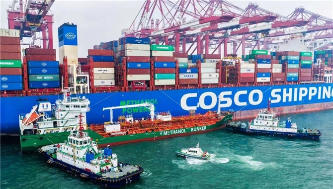 青岛港 × 洲际，打造中国北方绿色甲醇船